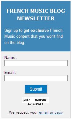 Sign up for the French Music Blog French Blog Newsletter
